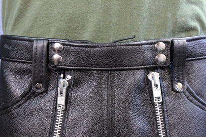 Front Access Leather Pants - view 42