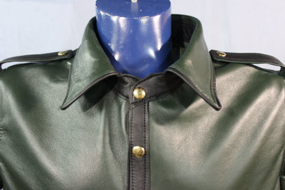Sir Tom Matt's Collection - Leather Dress Shirt - view 11
