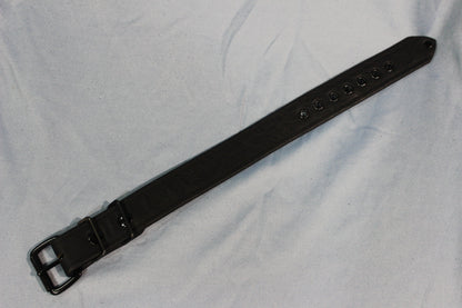 Classic Black Soft Strapping Buckled Leather Armbands - view 2