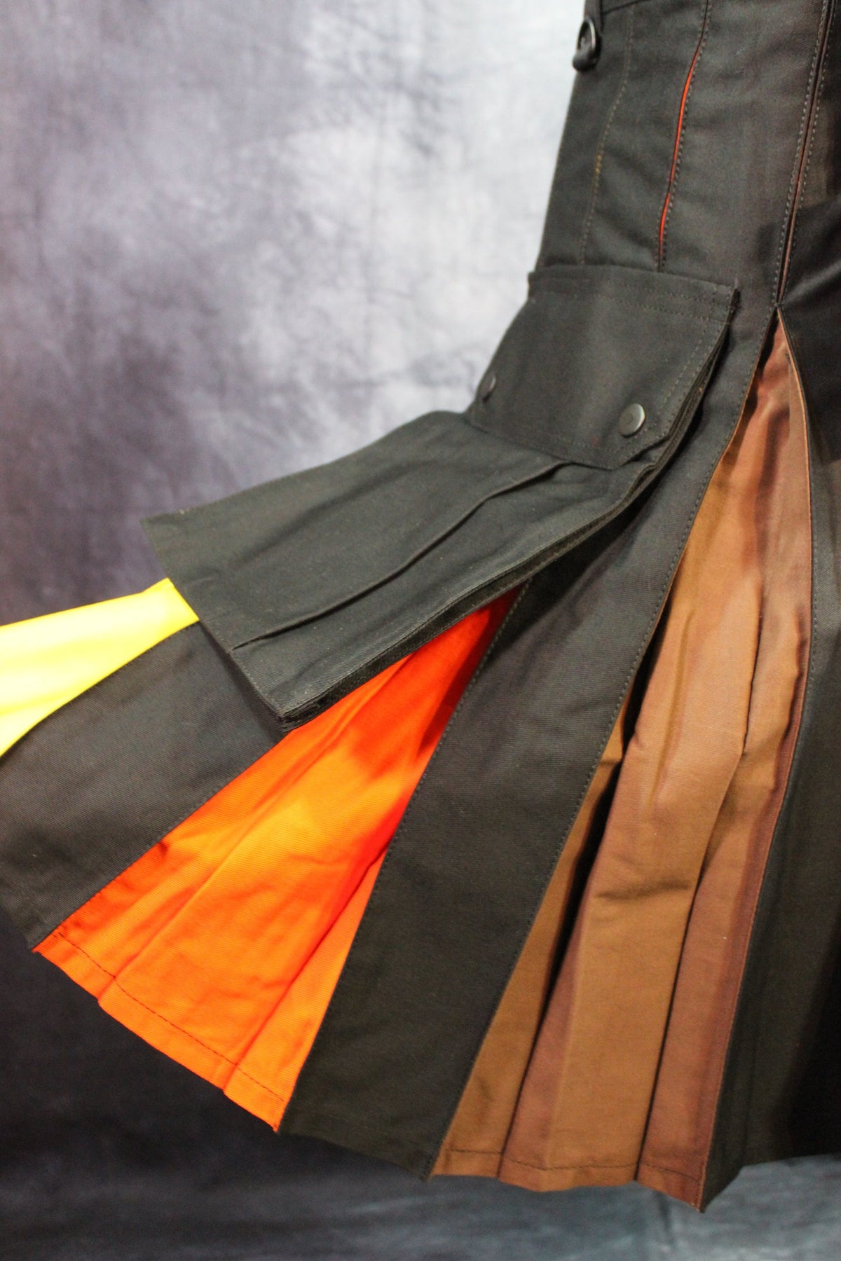 Bear Flag Pleats Utility Kilt by Kilted Bros - view 3