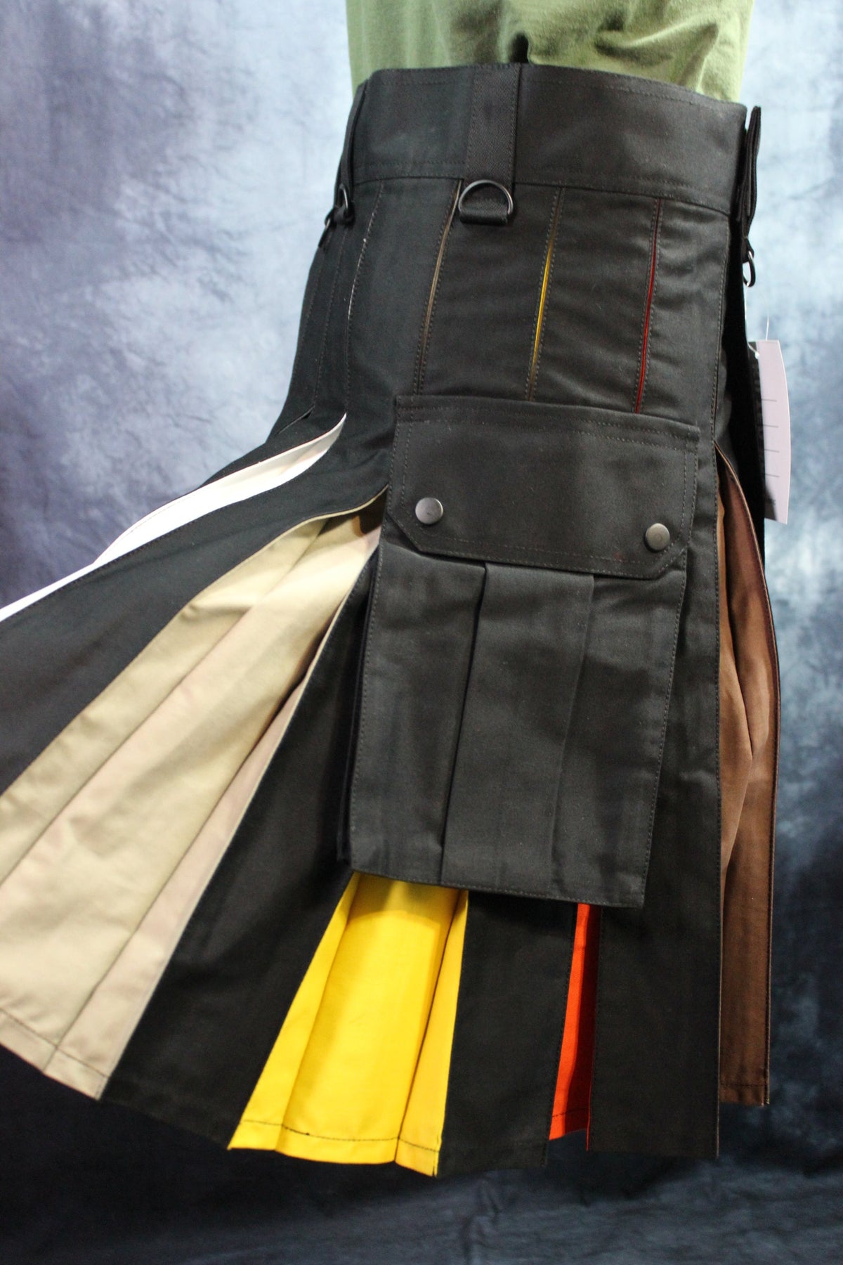 Bear Flag Pleats Utility Kilt by Kilted Bros - view 6