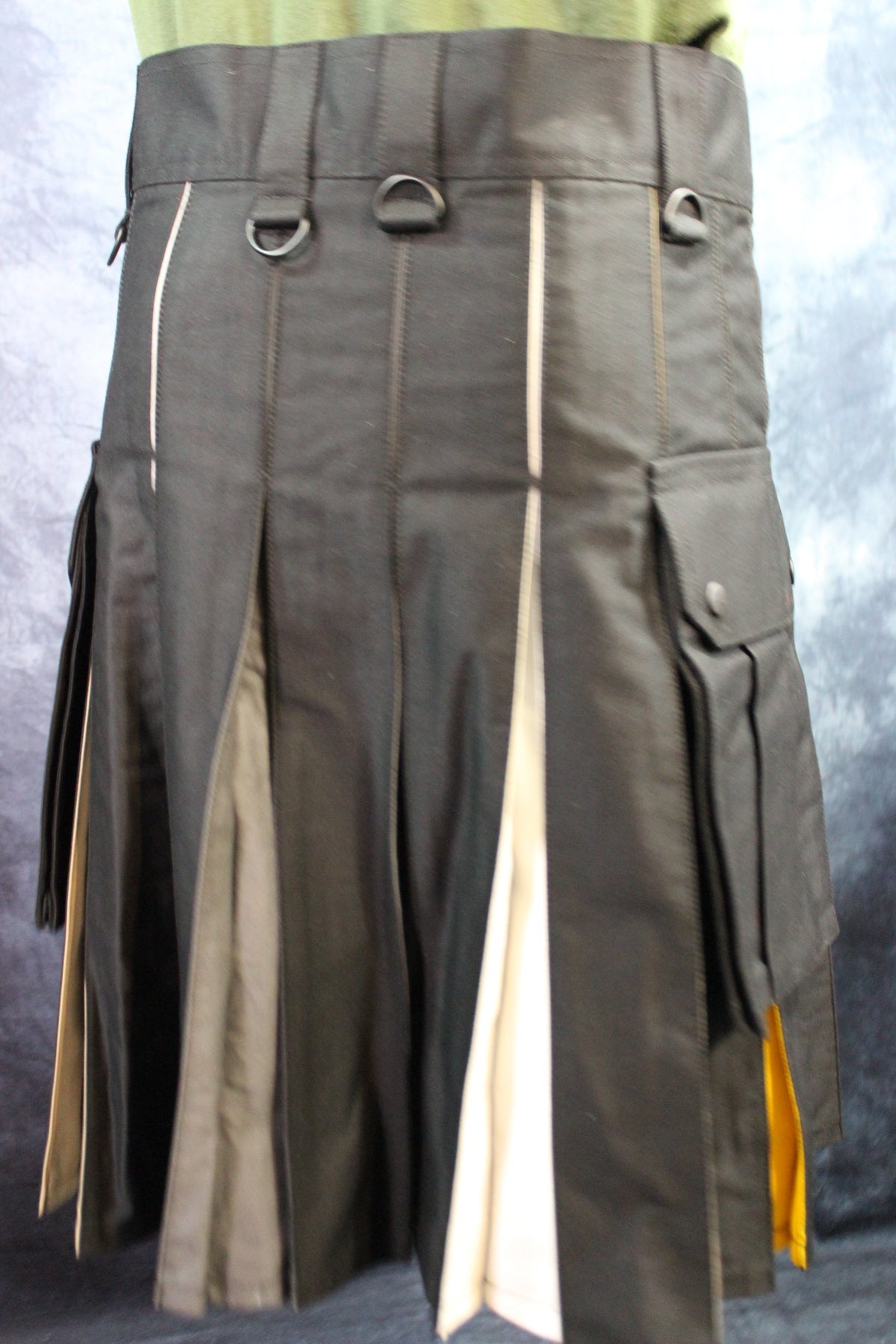 Bear Flag Pleats Utility Kilt by Kilted Bros - view 9