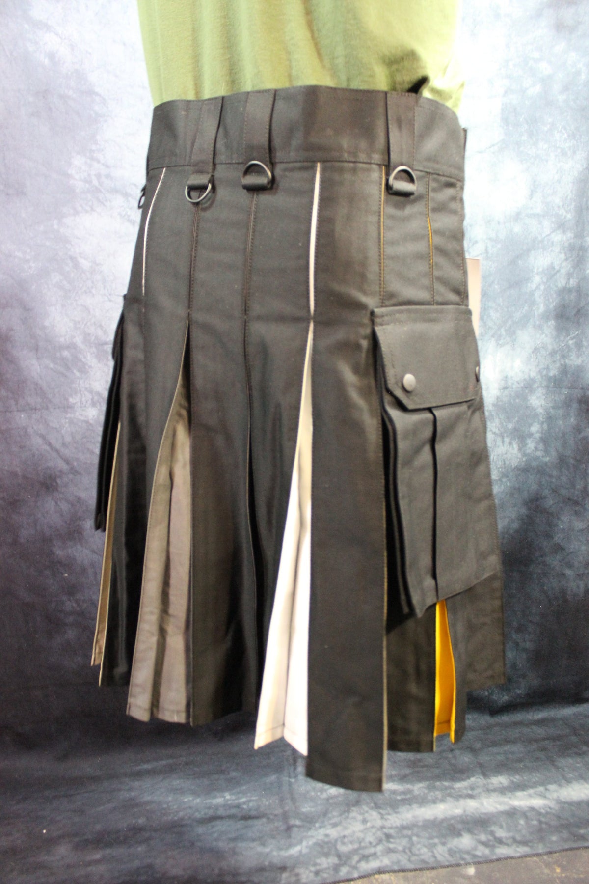 Bear Flag Pleats Utility Kilt by Kilted Bros - view 10
