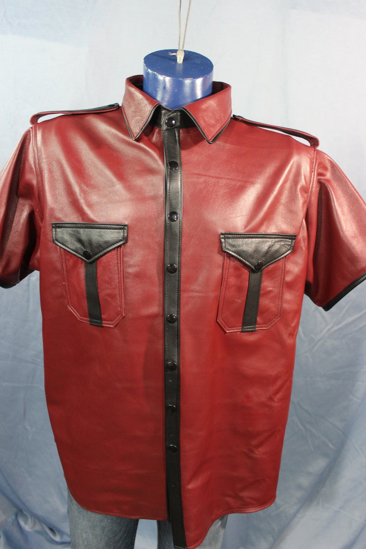 Sir Tom Matt's Collection - Leather Dress Shirt - view 2
