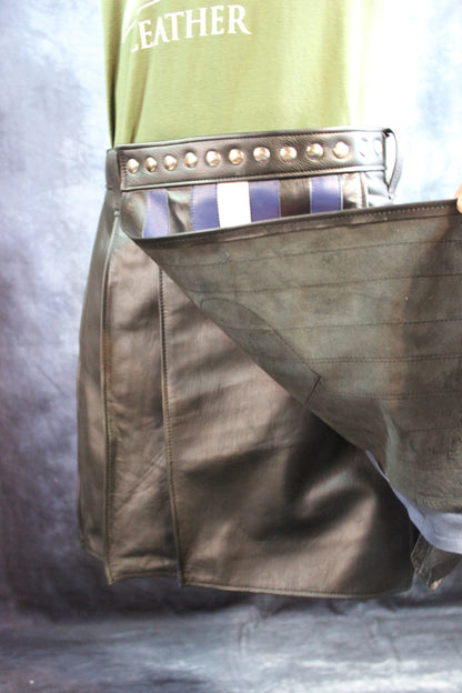 Leather Pride Handmade Leather Kilt - view 5