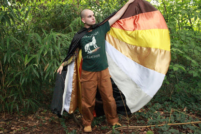 Bear Pride Flag Satin Cape - view 3