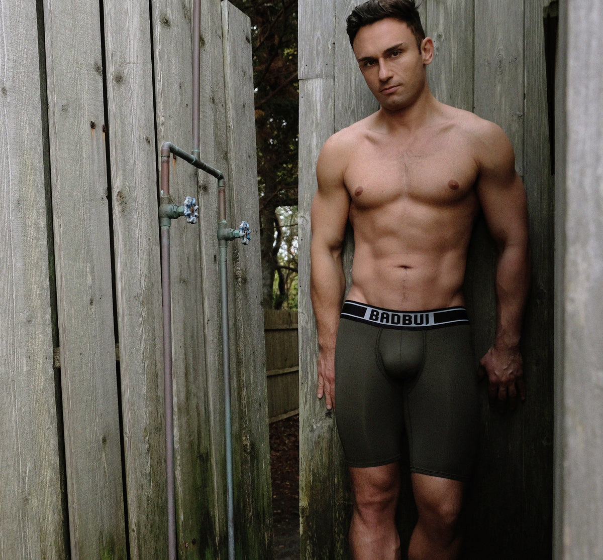 Boxer Brief - Army/Grey