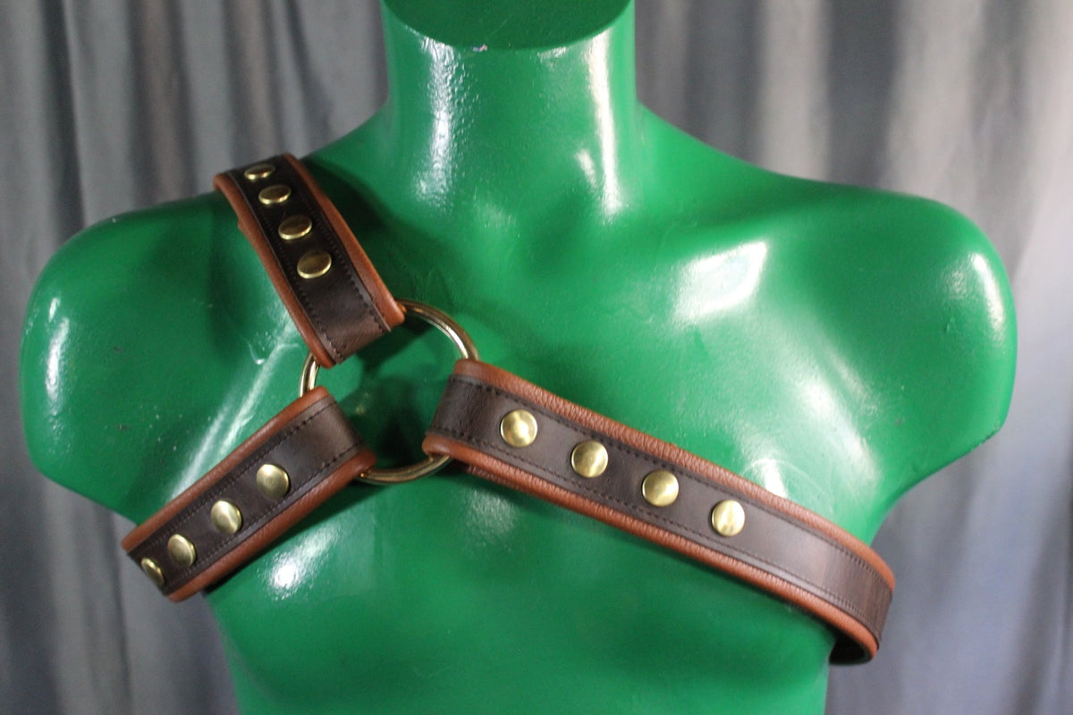 Steampunk Gladiator Harness - front view