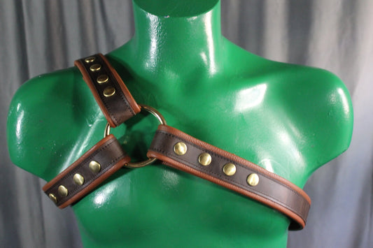 Steampunk Gladiator Harness - front view
