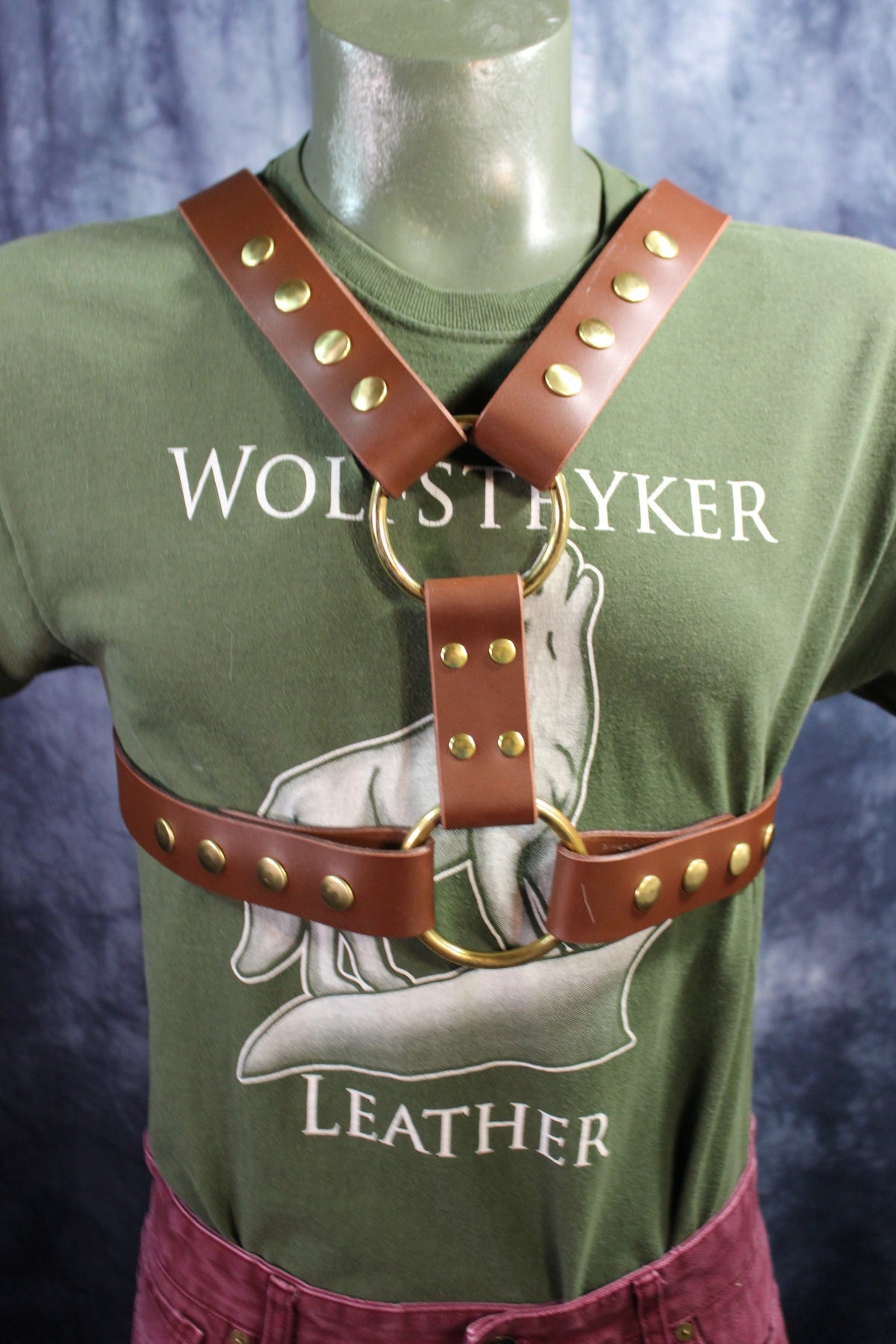 Classic Latigo Extended X Harness with Snaps - view 2