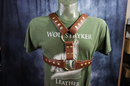Classic Latigo Extended X Harness with Snaps - view 3