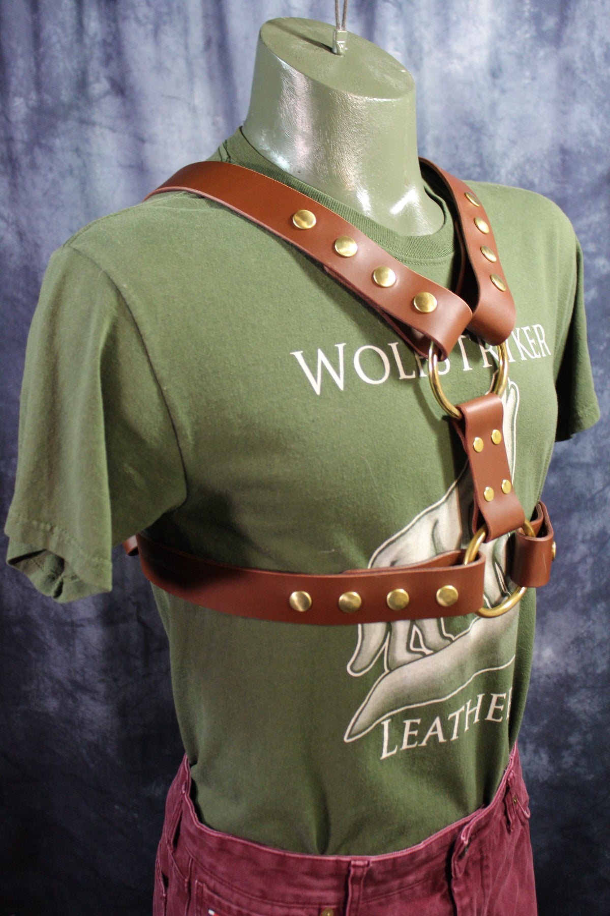Classic Latigo Extended X Harness with Snaps - view 5