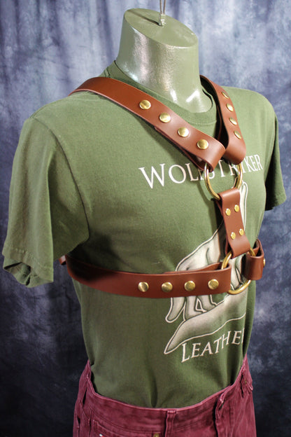 Classic Latigo Extended X Harness with Snaps - view 5