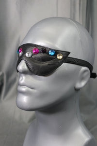 Bedazzled Blindfold Mask by The Otter and The Fox - front view