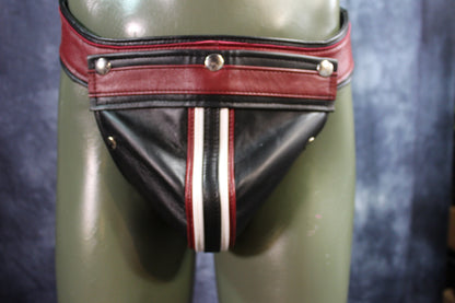Tri-Color Jock with Interchangable Codpiece - view 2