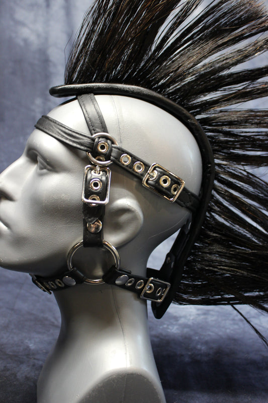 Pony Play Bridle with Mane - front view
