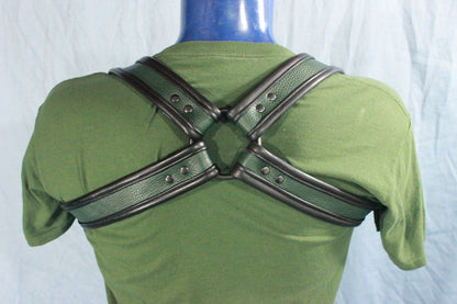 Green Half-Harness with Black Edging - view 5