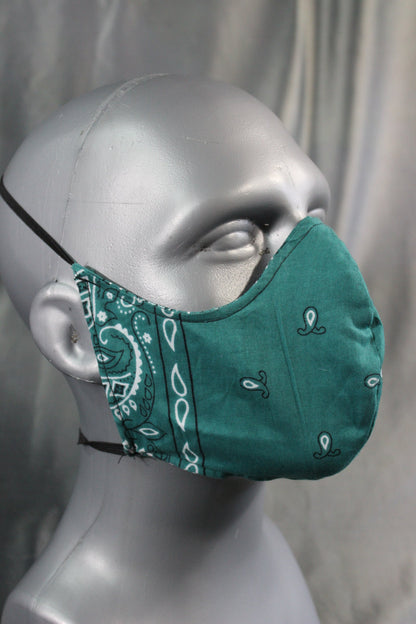 100% Cotton Bandana Facemask with Filter Pouch - view 8