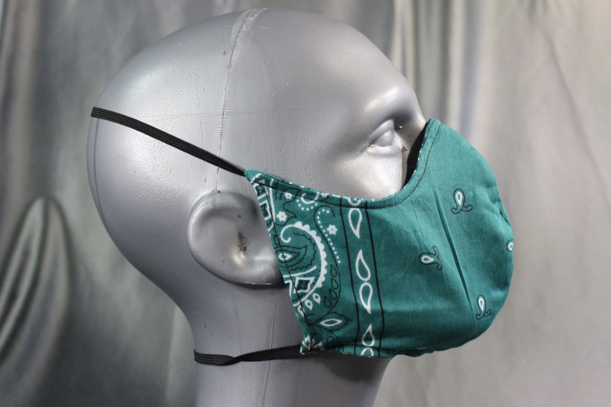 100% Cotton Bandana Facemask with Filter Pouch - view 5