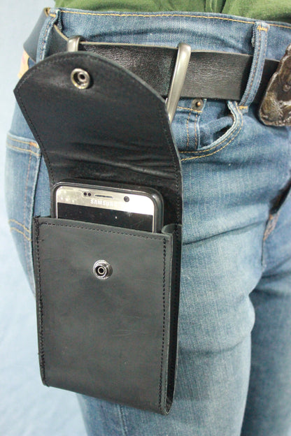 Leather Cell Phone Case with Hooks - view 2