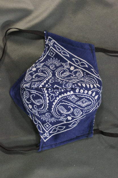 100% Cotton Bandana Facemask with Filter Pouch - view 3