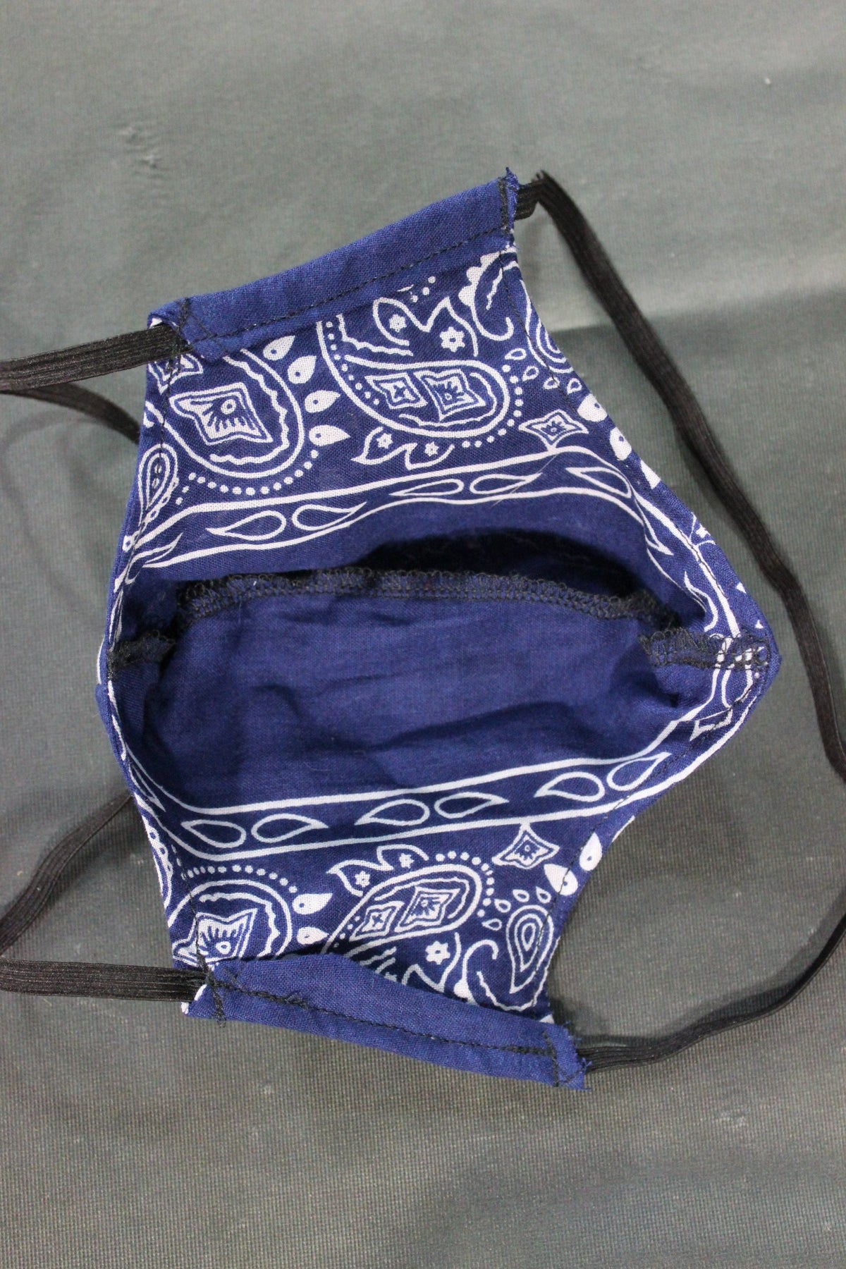 100% Cotton Bandana Facemask with Filter Pouch - view 4
