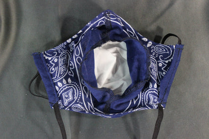 100% Cotton Bandana Facemask with Filter Pouch - view 6