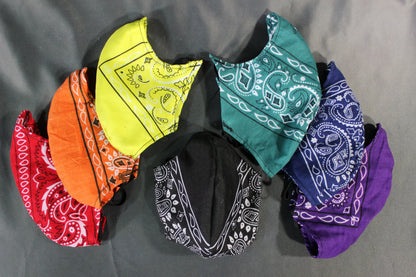 100% Cotton Bandana Facemask with Filter Pouch - front view