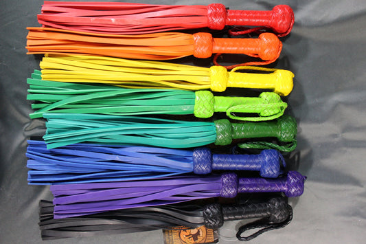 The Otter and The Fox's New MINI Rubber Floggers - front view