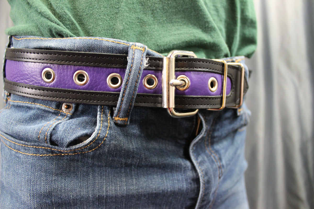Two Tone Latigo Belts - view 16