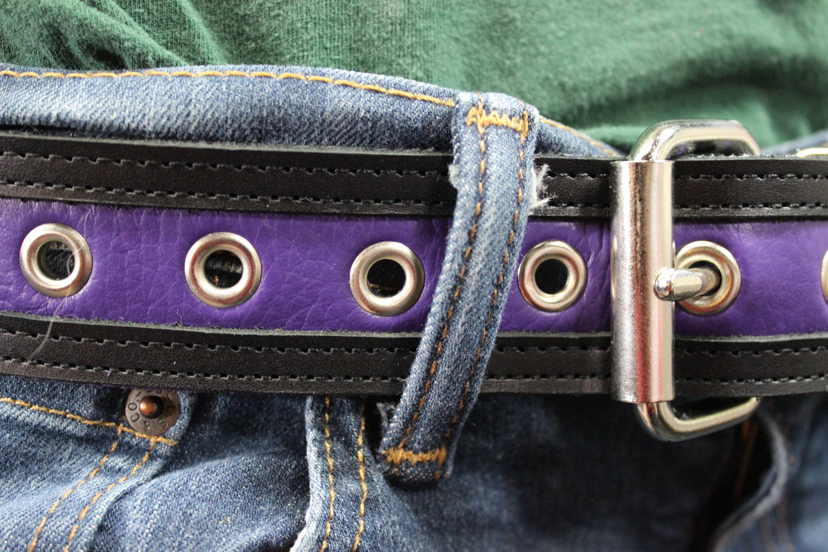 Two Tone Latigo Belts - view 17