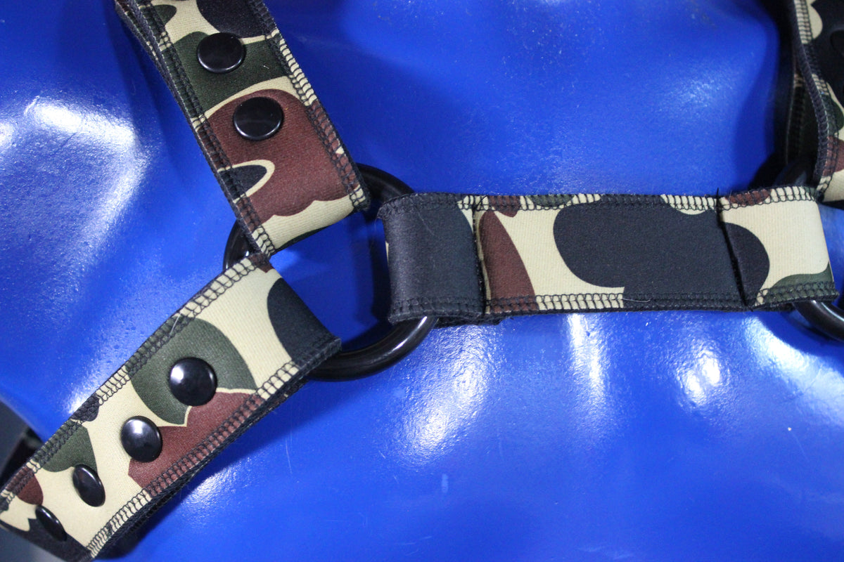 Pupskinz Camo Neoprene Bulldog Harness - view 3