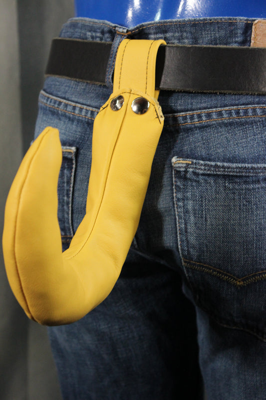 Leather Pup Tail - front view
