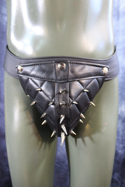 Spiked Quilted Jockstrap - view 2