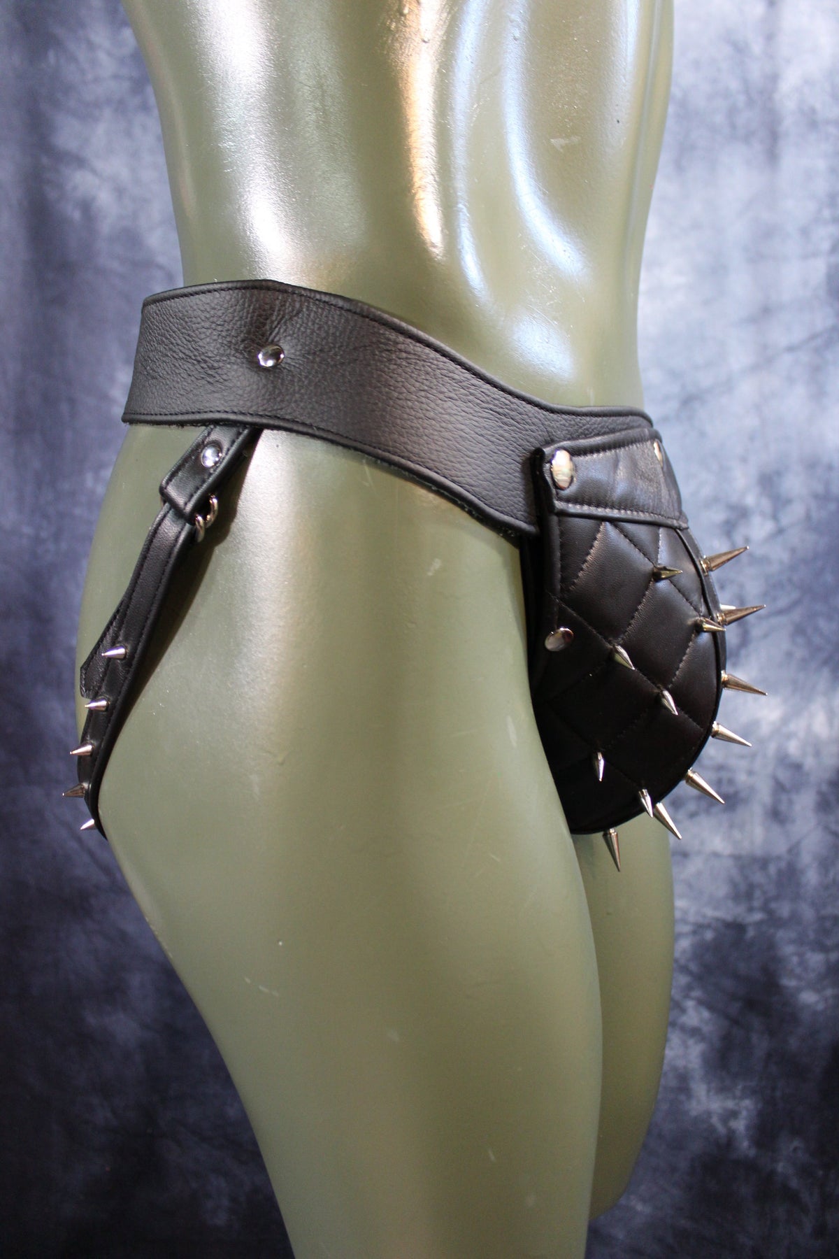 Spiked Quilted Jockstrap - view 4