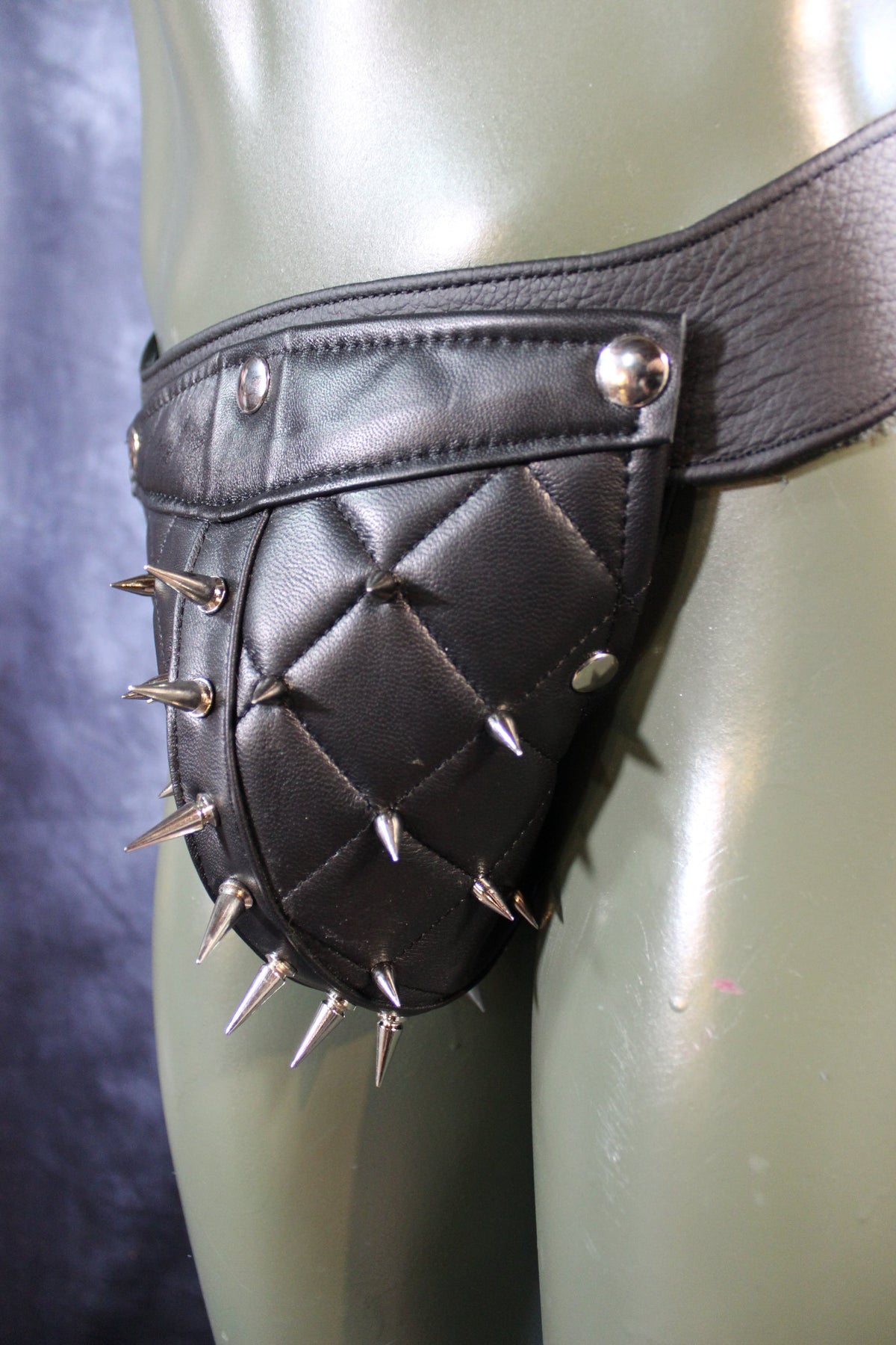 Spiked Quilted Jockstrap - view 3
