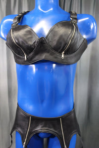 Bra & Garter Combo Set - front view
