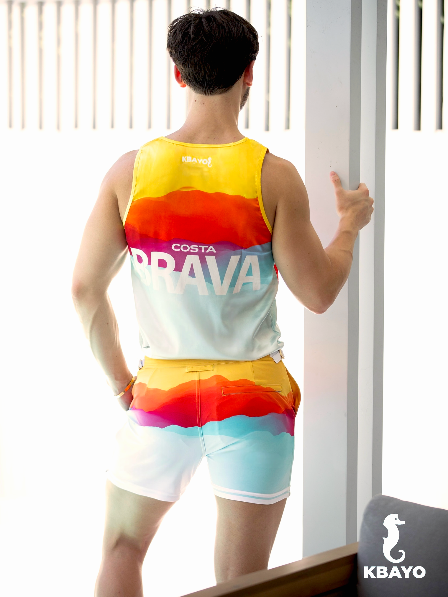 SUNSET IN COSTA BRAVA TANK TOP | MEN TANK TOP | KBAYO | OUTFAIR | OUTFAIR