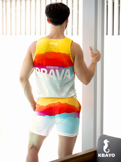 SUNSET IN COSTA BRAVA TANK TOP | MEN TANK TOP | KBAYO | OUTFAIR | OUTFAIR
