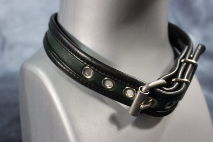 Two-Tone Collar - Recessed Stripe Construction - view 5