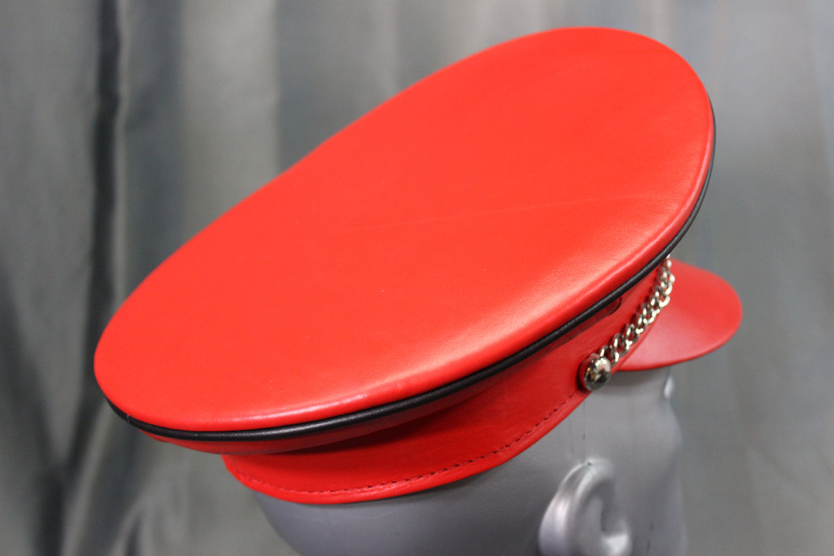 OnF Muir Cap in Red with Black Trim - view 5