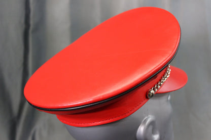 OnF Muir Cap in Red with Black Trim - view 5