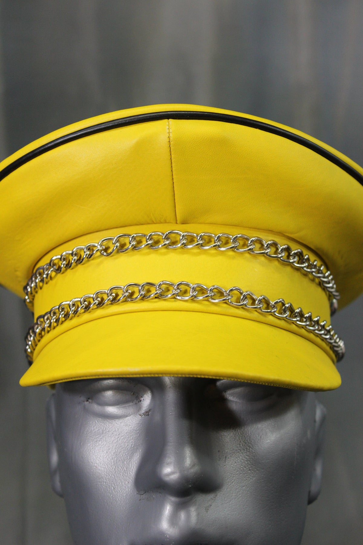 OnF Muir Cap in Yellow with Black Trim - front view