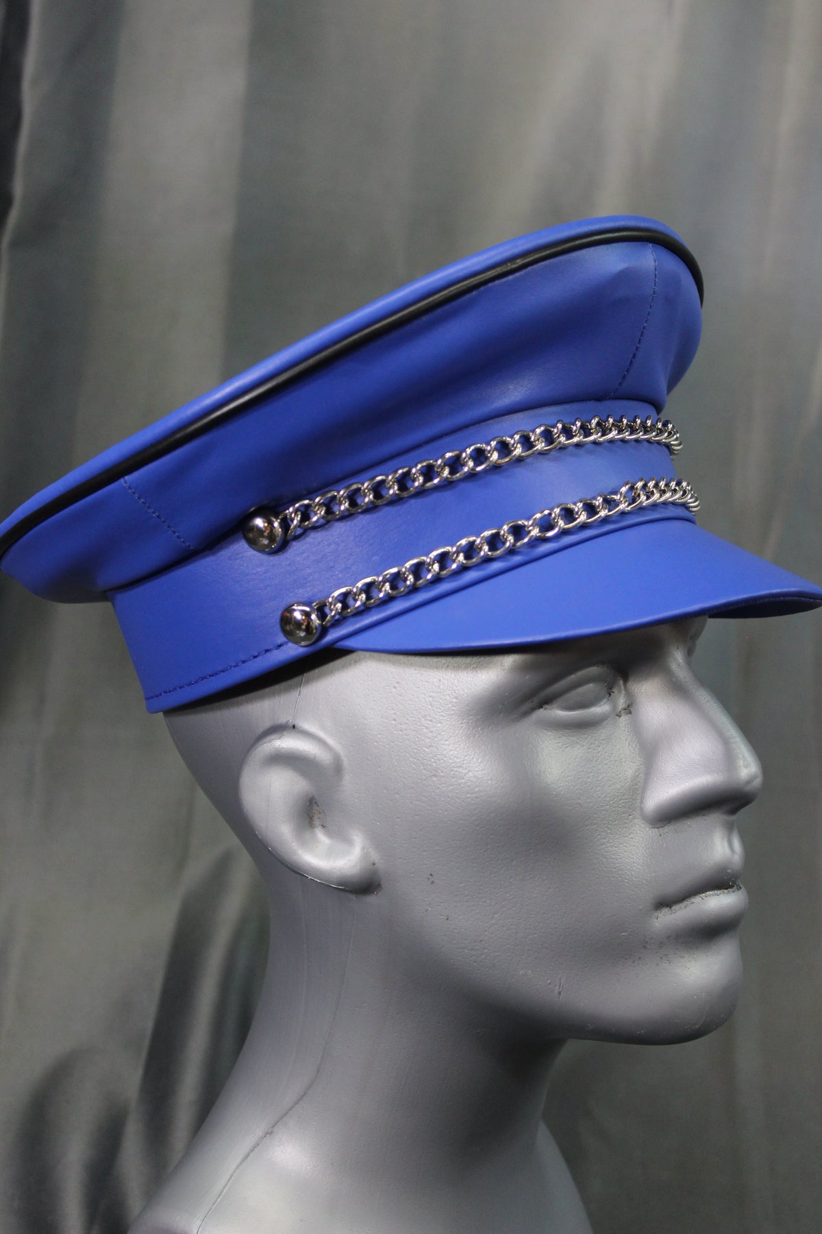 OnF Muir Cap in Blue with Black Trim - view 2