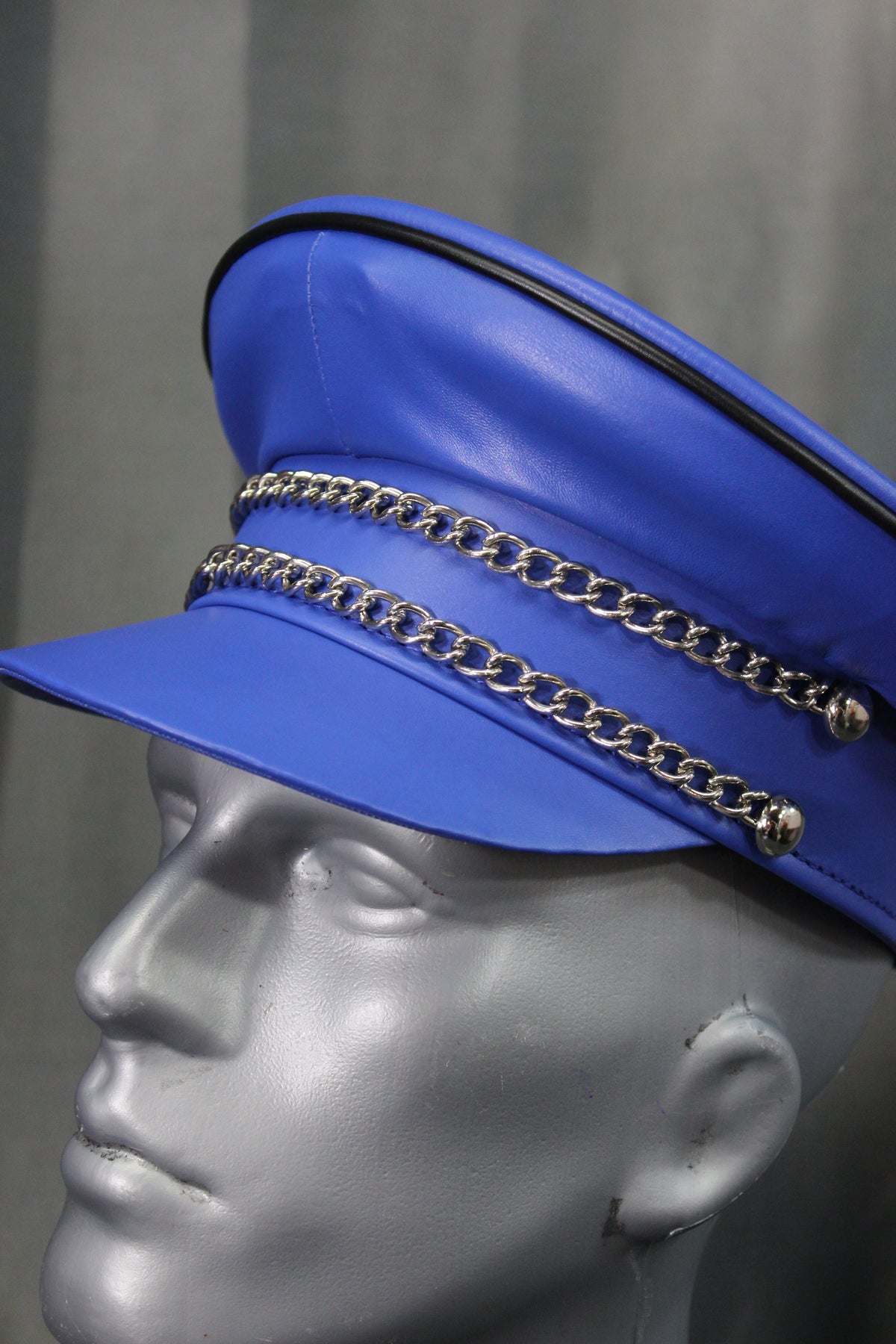 OnF Muir Cap in Blue with Black Trim - view 4