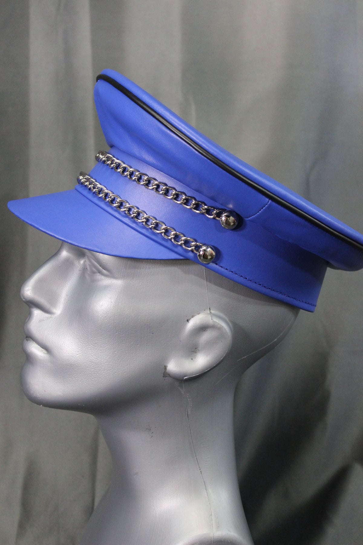OnF Muir Cap in Blue with Black Trim - view 5