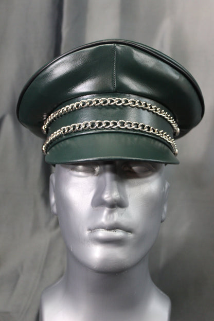 OnF Muir Cap in Hunter Green with Black Trim - view 2