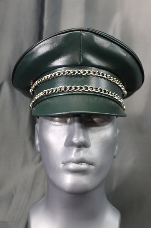 OnF Muir Cap in Hunter Green with Black Trim - view 2