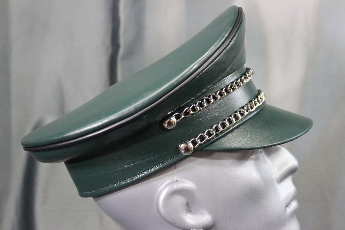 OnF Muir Cap in Hunter Green with Black Trim - view 4