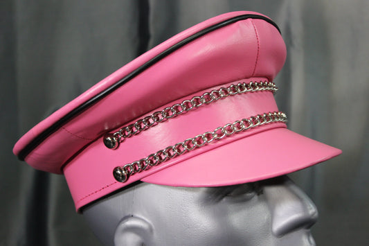 OnF Muir Cap in Pink with Black Trim - view 2